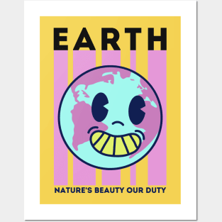 Earth Nature´s Beauty Our Duty Posters and Art